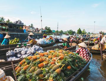 Mekong Delta Tour with Row-Boat, Kayak & Cooking Class